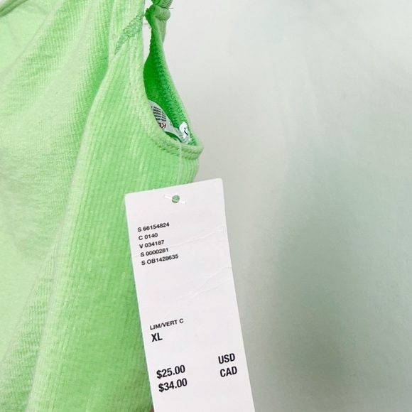 NWT Urban Outfitters Out From Under Lucky Seamless Asymmetrical Bra Top Green - Picture 5 of 7